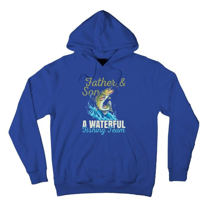 Fishing Buddies Fathers Day Pun Fishing Dad Meaningful Gift Tall Hoodie