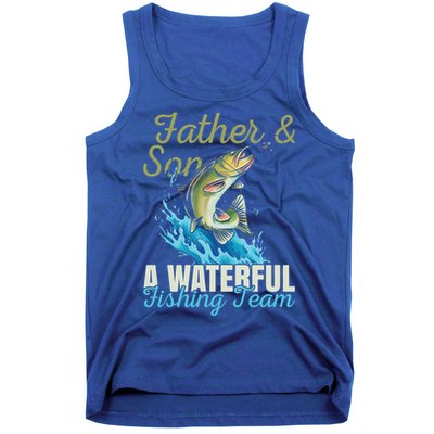 Fishing Buddies Fathers Day Pun Fishing Dad Meaningful Gift Tank Top