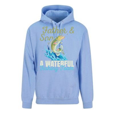 Fishing Buddies Fathers Day Pun Fishing Dad Meaningful Gift Unisex Surf Hoodie