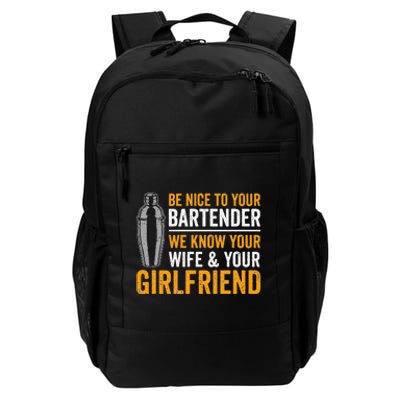 Funny Bartender Daily Commute Backpack