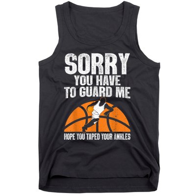 Funny Basketball For Men Women Sports Game Basketball Tank Top