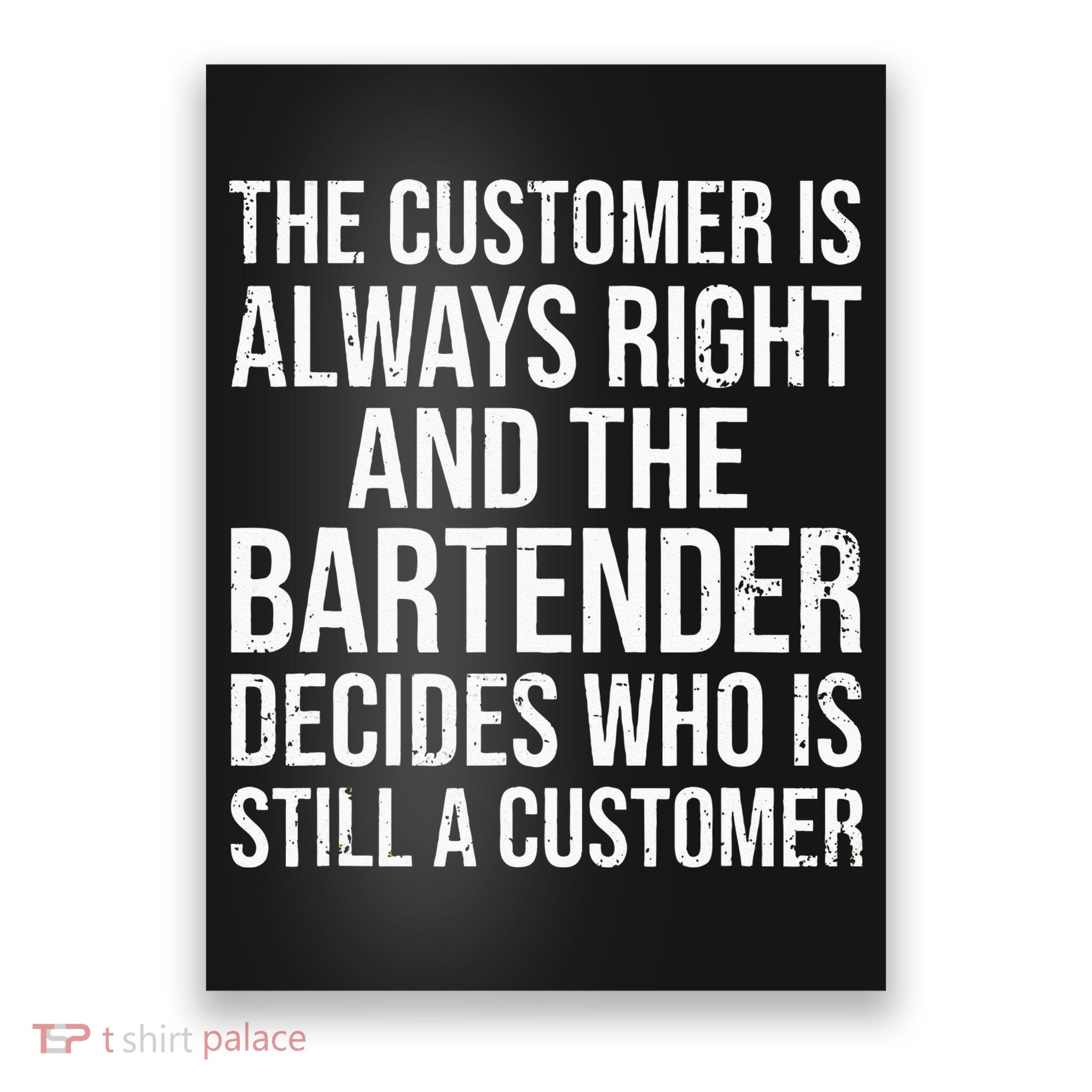 Funny Bartender Poster