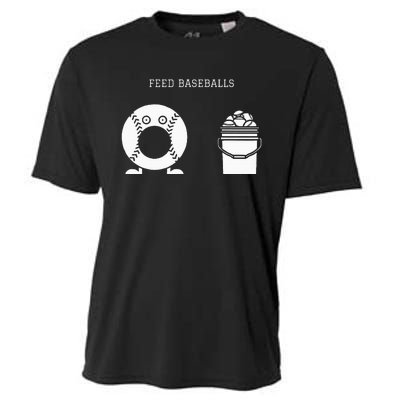 Feed Baseballs Cooling Performance Crew T-Shirt