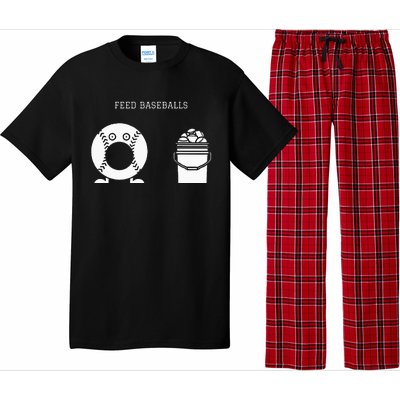 Feed Baseballs Pajama Set