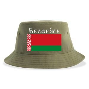 Flag Belarus Freedom Liberty Country Design Meaningful Gift Sustainable Bucket Hat