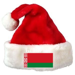 Flag Belarus Freedom Liberty Country Design Meaningful Gift Premium Christmas Santa Hat