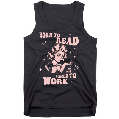 Funny Book For Women Born To Read Tank Top