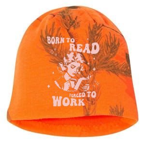 Funny Book For Women Born To Read Kati - Camo Knit Beanie