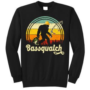 Funny Bigfoot Fishing Outdoor Fishing Gifts Sweatshirt