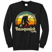 Funny Bigfoot Fishing Outdoor Fishing Gifts Sweatshirt