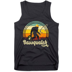 Funny Bigfoot Fishing Outdoor Fishing Gifts Tank Top