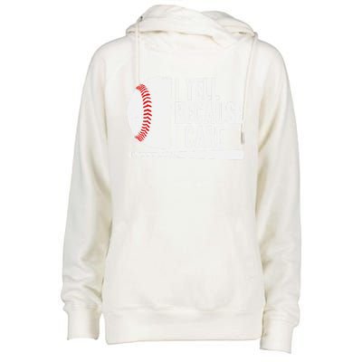 Funny Baseball Fan Humor I Yell Because I Care Baseball Dads Funny Gift Womens Funnel Neck Pullover Hood