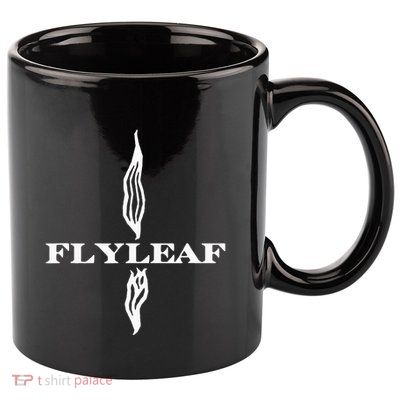 Flyleaf Band 11oz C Handle Ceramic Mug