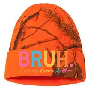 Funny Bruh Formerly Known As Mom Kati Licensed 12" Camo Beanie