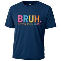 Funny Bruh Formerly Known As Mom Cooling Performance Crew T-Shirt