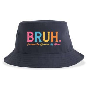 Funny Bruh Formerly Known As Mom Sustainable Bucket Hat