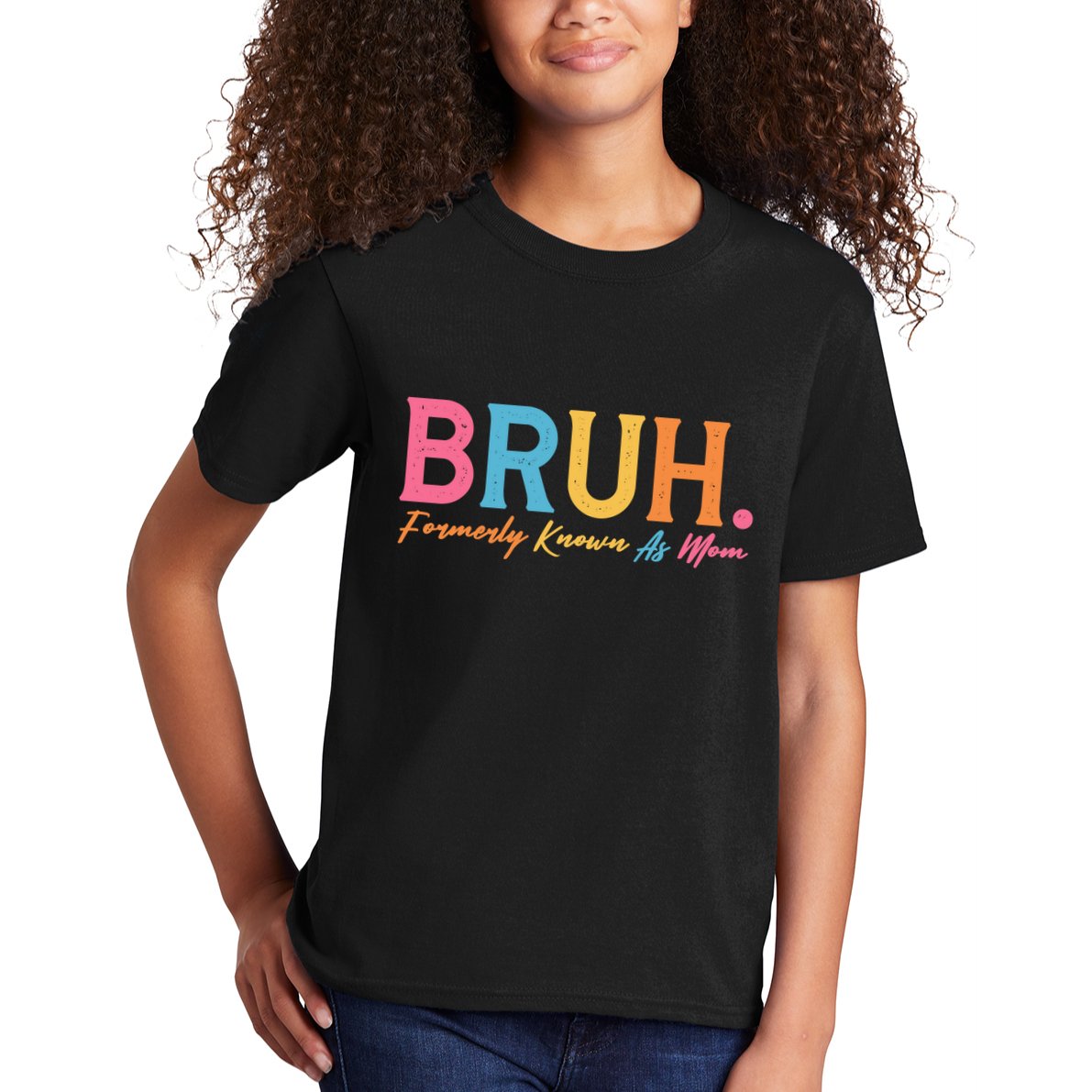Funny Bruh Formerly Known As Mom Kids T-Shirt