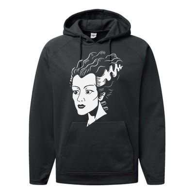 Frankenstein Bride Performance Fleece Hoodie