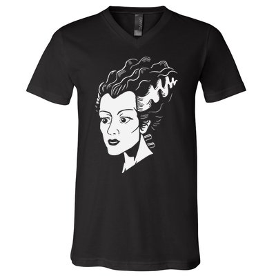 Frankenstein Bride V-Neck T-Shirt