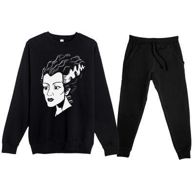 Frankenstein Bride Premium Crewneck Sweatsuit Set