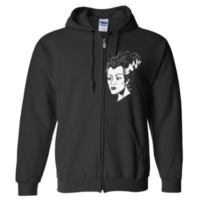 Frankenstein Bride Full Zip Hoodie