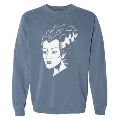 Frankenstein Bride Garment-Dyed Sweatshirt