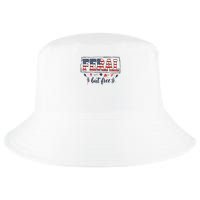Feral but free America Patriotic  Cool Comfort Performance Bucket Hat