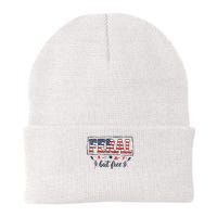 Feral but free America Patriotic  Beanie