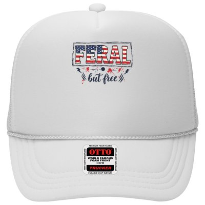 Feral but free America Patriotic  Hat