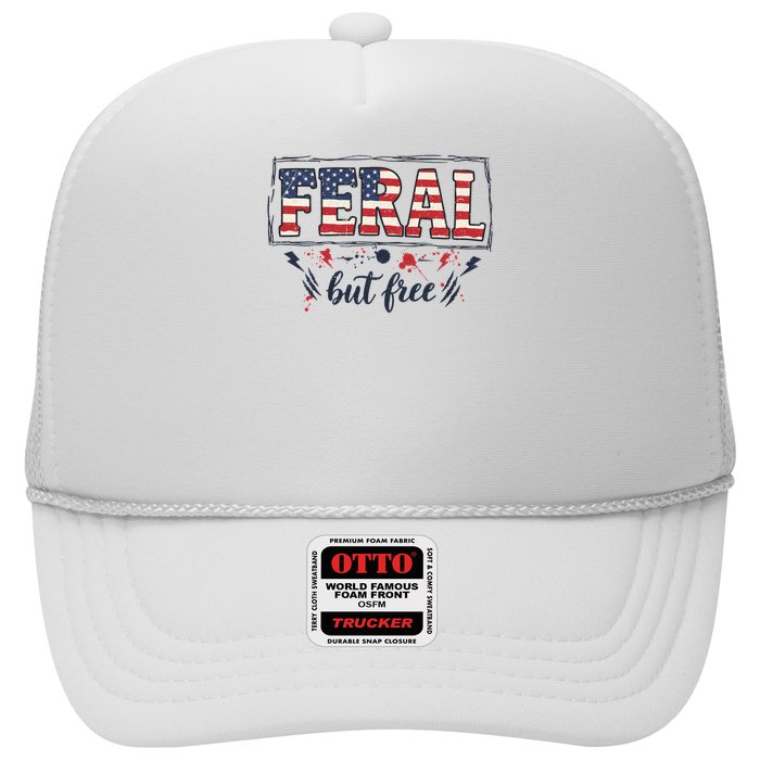 Feral but free America Patriotic  Hat