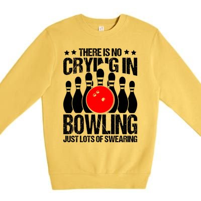 Funny Bowling Premium Crewneck Sweatshirt