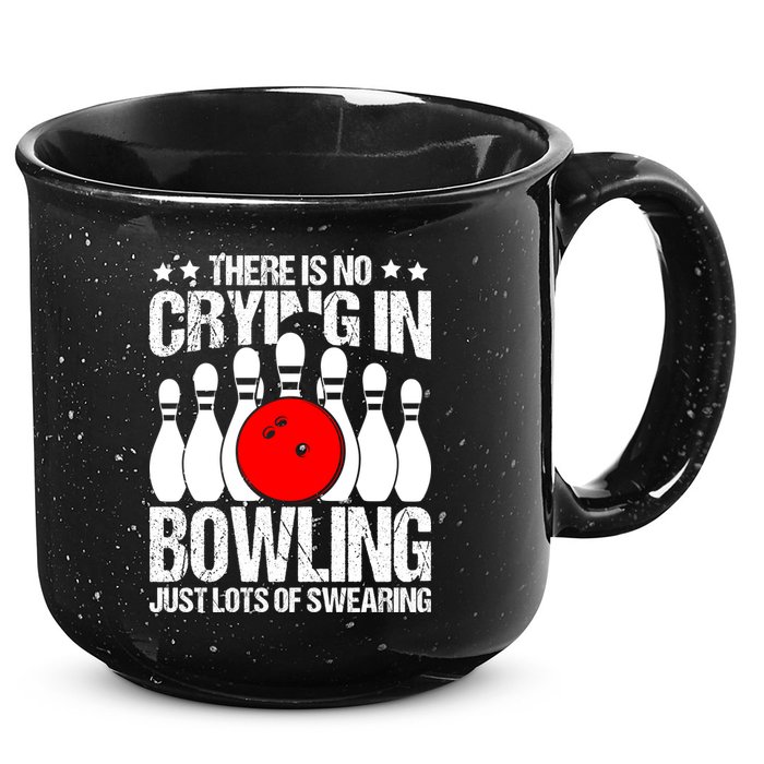 Funny Bowling 15oz Campfire Ceramic Mug
