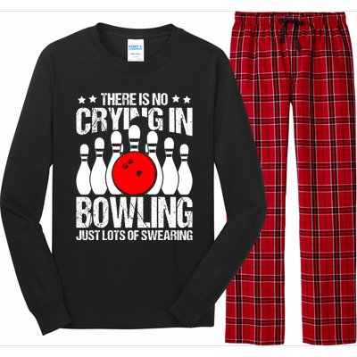 Funny Bowling Long Sleeve Pajama Set