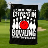 Funny Bowling Golf Towel