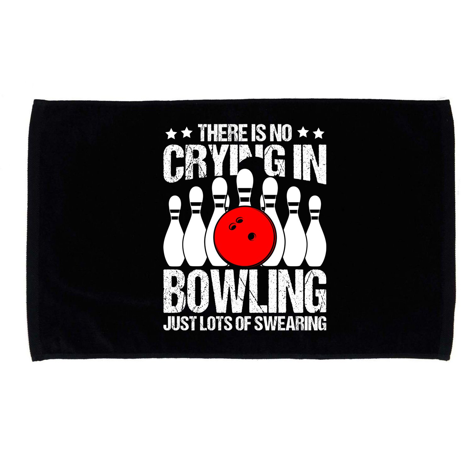 Funny Bowling Microfiber Hand Towel