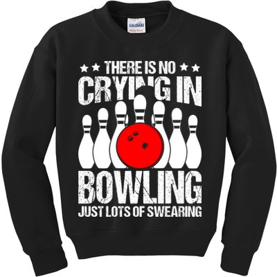 Funny Bowling Kids Sweatshirt