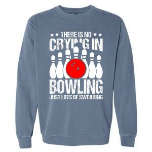 Funny Bowling Garment-Dyed Sweatshirt