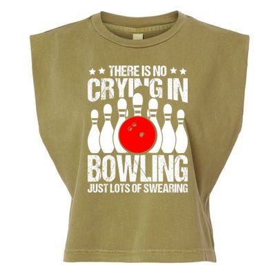 Funny Bowling Garment-Dyed Women's Muscle Tee