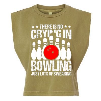 Funny Bowling Garment-Dyed Women's Muscle Tee