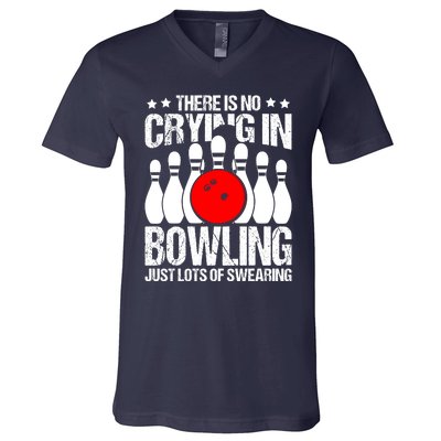 Funny Bowling V-Neck T-Shirt