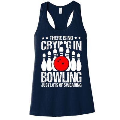 Funny Bowling Women's Racerback Tank