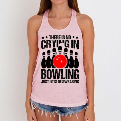 Funny Bowling Women's Knotted Racerback Tank