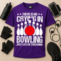 Funny Bowling Cooling Performance Crew T-Shirt