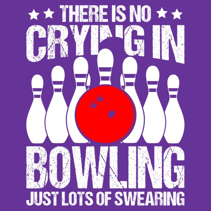 Funny Bowling Cooling Performance Crew T-Shirt