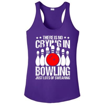 Funny Bowling Ladies PosiCharge Competitor Racerback Tank