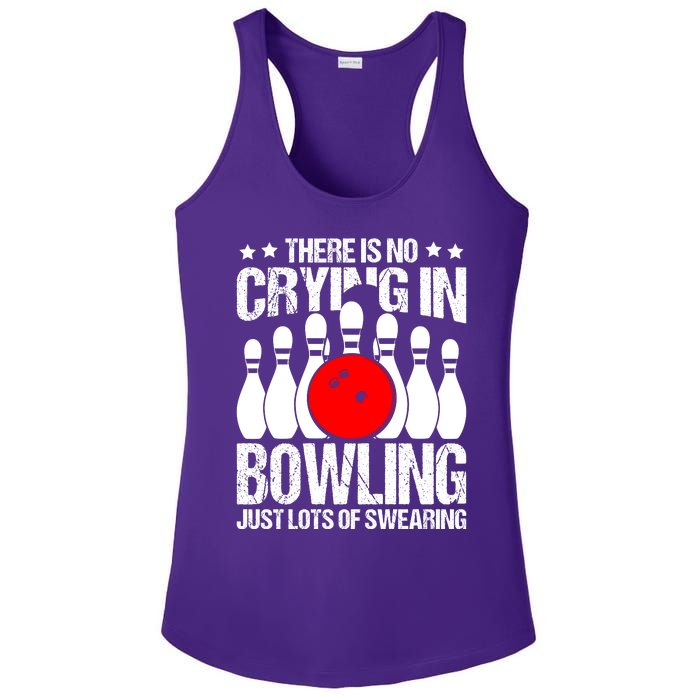 Funny Bowling Ladies PosiCharge Competitor Racerback Tank