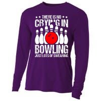 Funny Bowling Cooling Performance Long Sleeve Crew