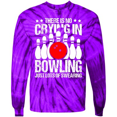 Funny Bowling Tie-Dye Long Sleeve Shirt