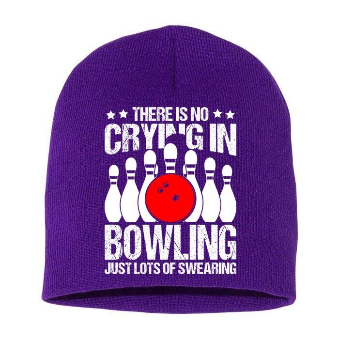 Funny Bowling Short Acrylic Beanie