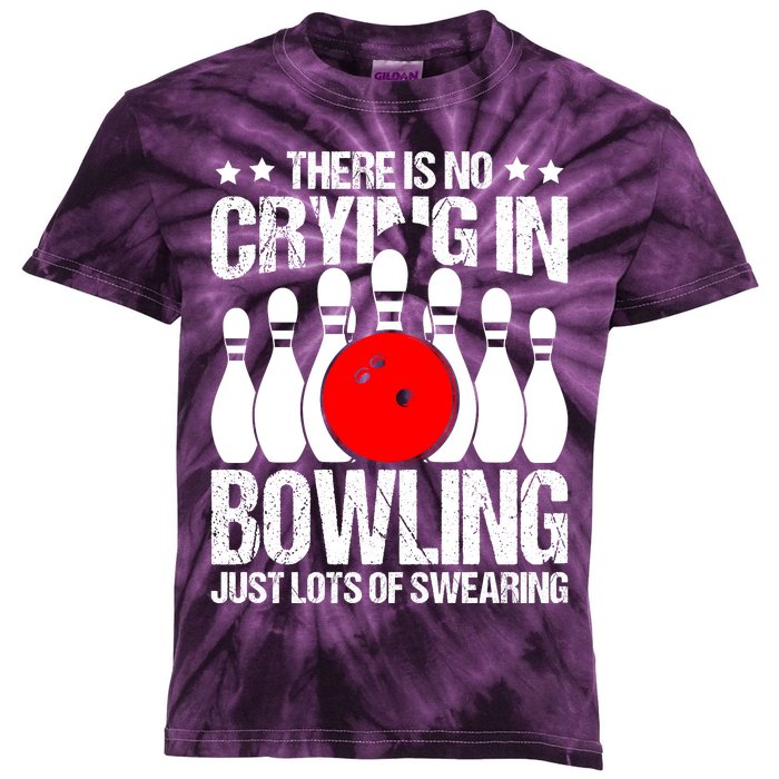 Funny Bowling Kids Tie-Dye T-Shirt